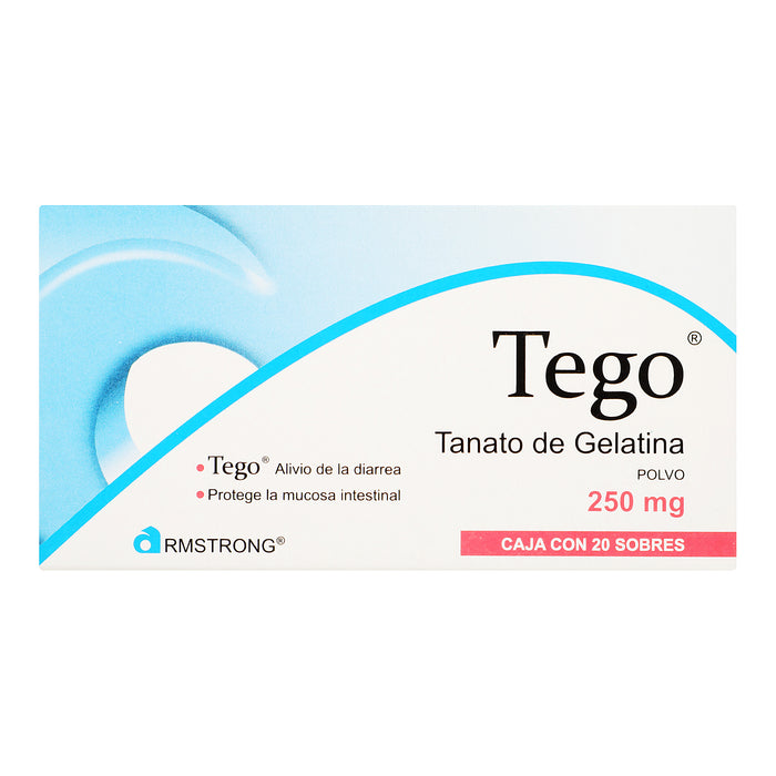 Tego Sobres 250Mg Con 20 (Tanato De Gelatina) 1 - 7501089809872