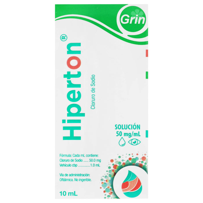 Hiperton Gotas 50Mg/Ml 10Ml (Cloruro De Sodio) - WeCare Pharma