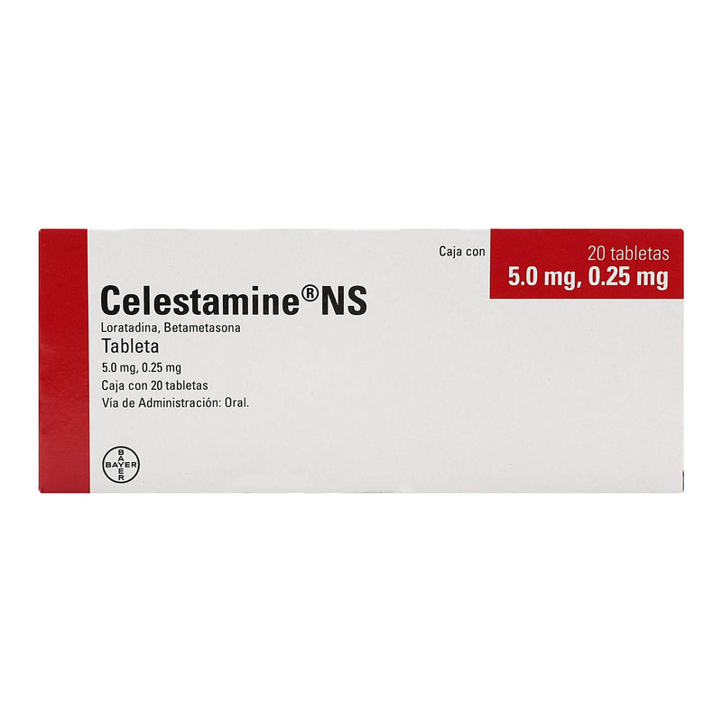 Celestamine Ns 5Mg/0.25Mg Con 20 Tabletas (Loratadina/Betametasona) - WeCare Pharma