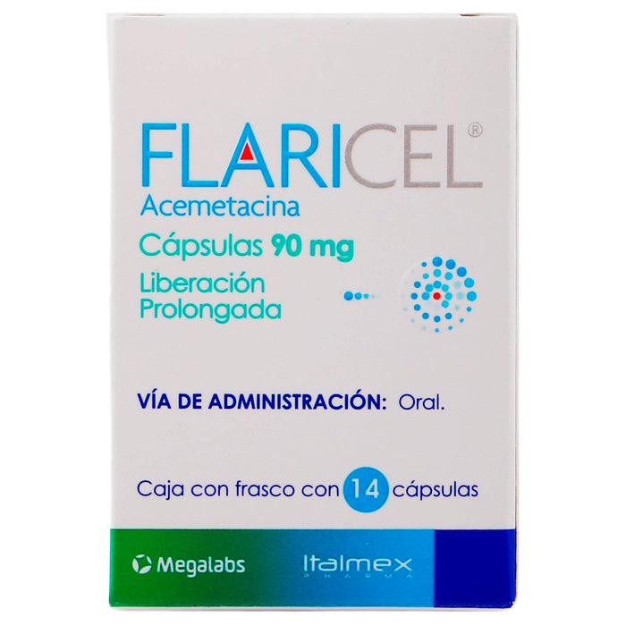 Flaricel 90Mg Con 14 Capsulas (Acemetacina) - WeCare Pharma