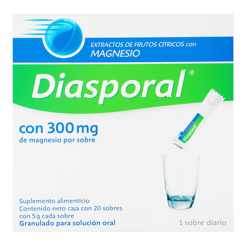 Diasporal Sobre 300Mg Con 20 (Extractos Frutos Citricos/Magnesio) - WeCare Pharma