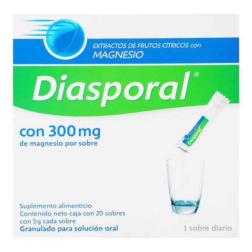 Diasporal Sobre 300Mg Con 20 (Extractos Frutos Citricos/Magnesio) - WeCare Pharma
