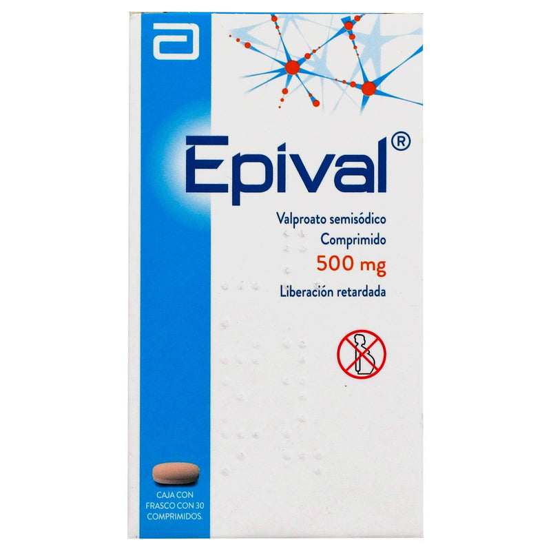 Epival 500Mg Con 30 Comprimidos (Valproato Semisodico) - WeCare Pharma