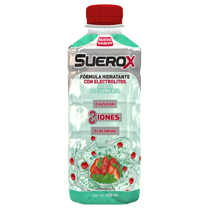 Suerox 8Iones Frasco 630Ml Fresa-Menta (Electrolitos Orales) 1 - 650240066283