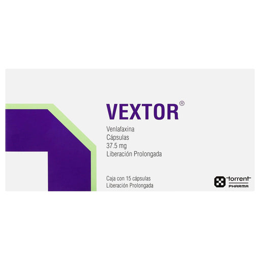Vextor 37.5Mg Con 15 Capsulas (Venlafaxina) - WeCare Pharma