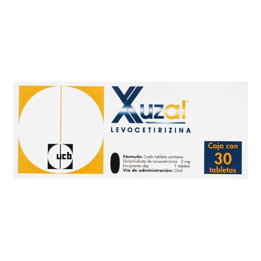 Xuzal 5Mg Con 30 Tabletas (Levocetirizina) - WeCare Pharma