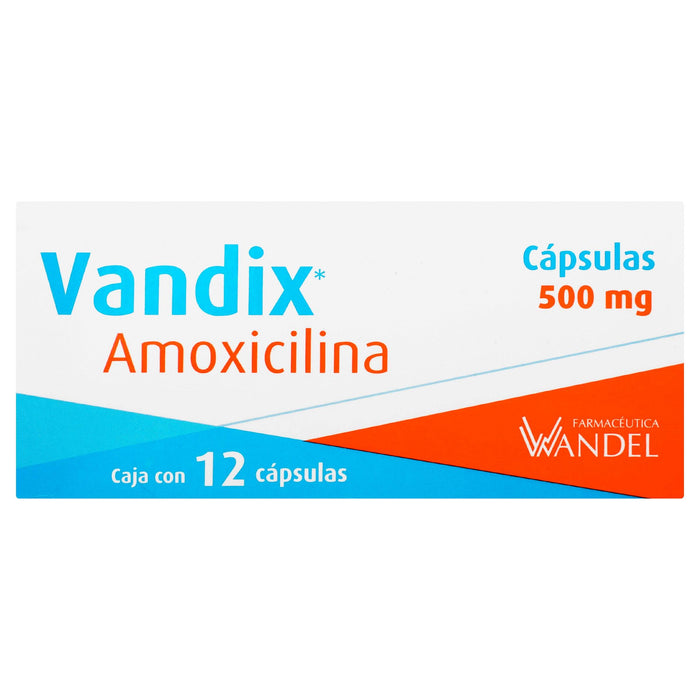 Vandix 500Mg Con 12 Capsulas (Amoxicilina) - WeCare Pharma