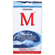 Condón M-Force Retard Con 3 - WeCare Pharma