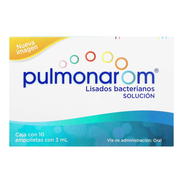 Pulmonarom 3Ml Con 10 Ampulas (Lisados Bacterianos) - WeCare Pharma