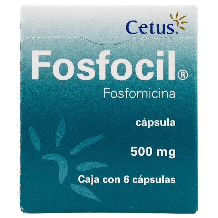 Fosfocil 500Mg Con 6 Capsulas (Fosfomicina) - WeCare Pharma