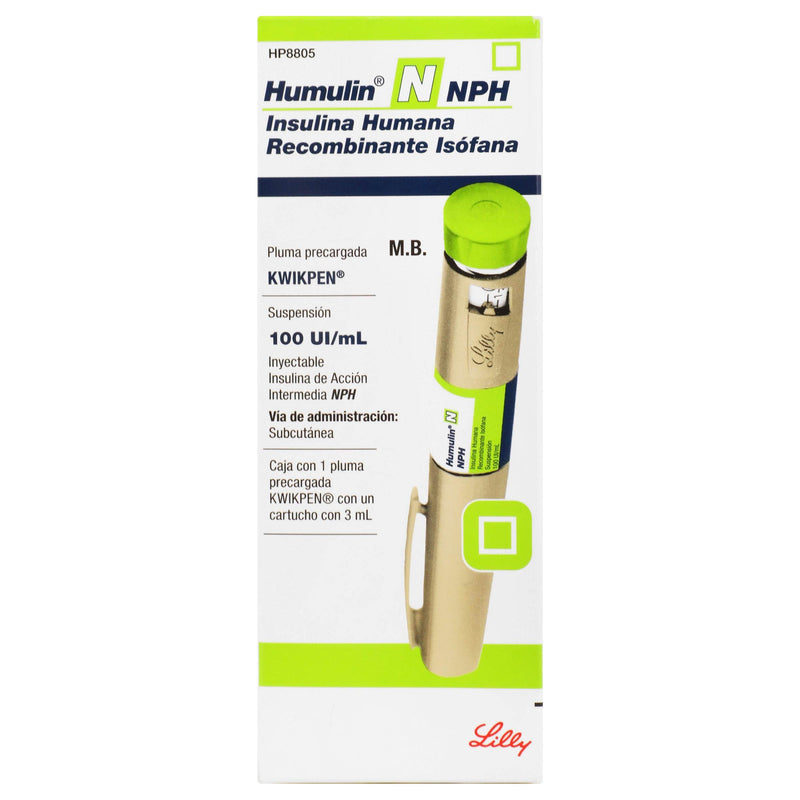 Humulin N Nph Pluma 100Unid/Ml 3Ml (Insulina Humana) - WeCare Pharma
