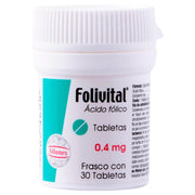 Folivital 0.4Mg Con 30 Tabletas (Acido Folico) - WeCare Pharma