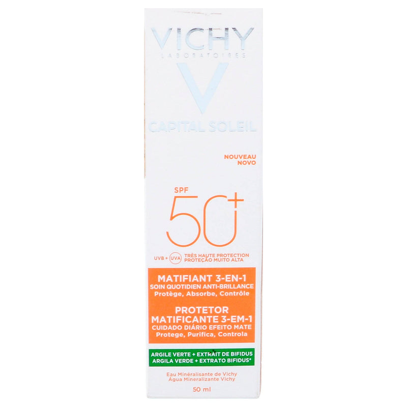 Vichy Capital Soleil Matificante 3 En 1 Fps50 50Ml - WeCare Pharma