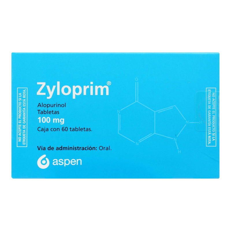 Zyloprim 100Mg Con 60 Tabletas (Alopurinol) - WeCare Pharma