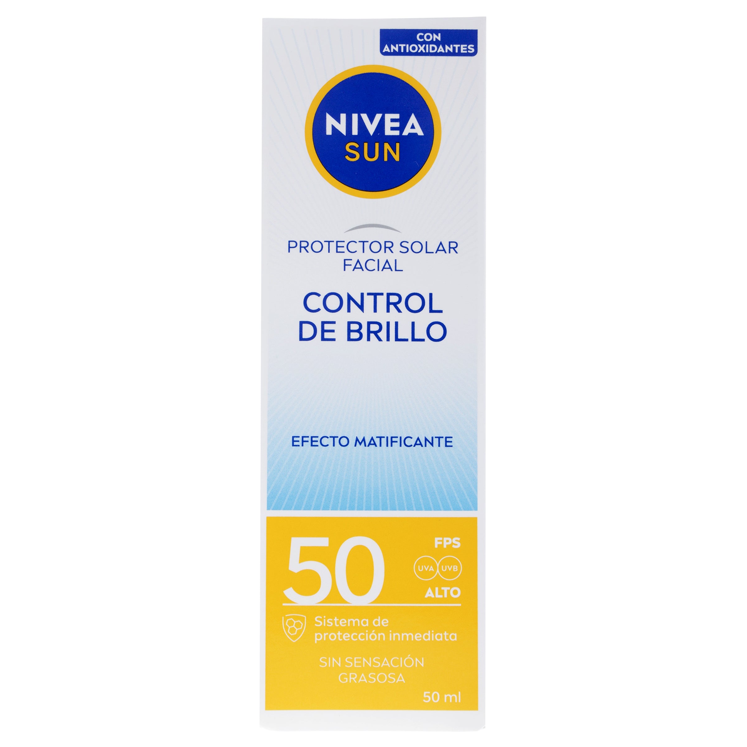 Nivea Sun Protector Facial Control De Brillo Fps50 50Ml 1 - 4005900732583