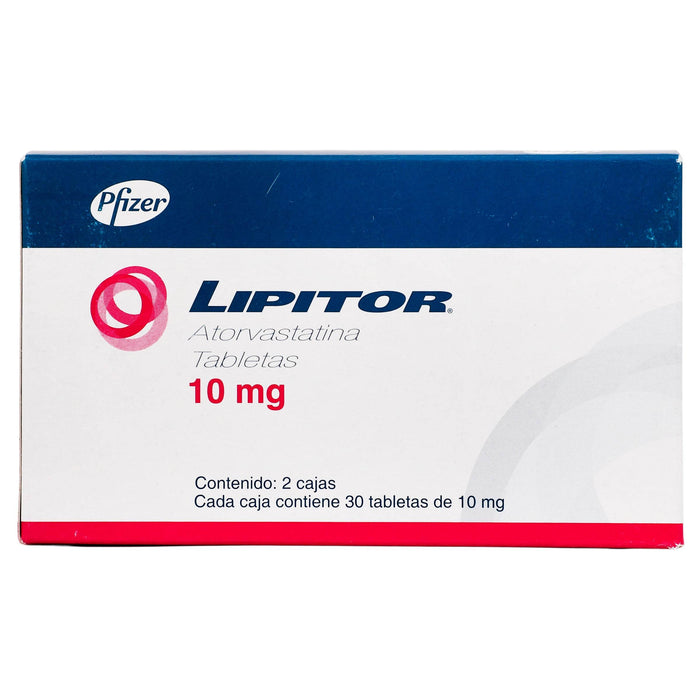 Lipitor 10Mg Con 30+30 Tabletas (Atorvastatina) - WeCare Pharma