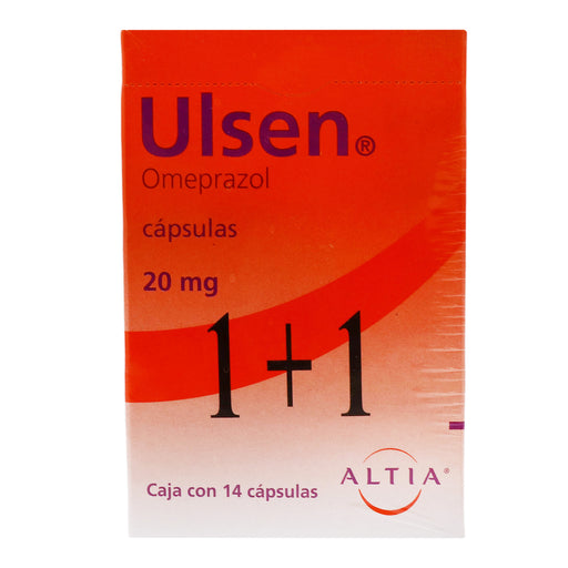 Ulsen 20Mg Con 28 Duo Pack Capsulas (Omeprazol) 1 - 7501314704880