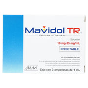 Mavidol Tr 10Mg/25Mg 1Ml Con 3 Ampulas (Ketorolaco/Tramadol) - WeCare Pharma