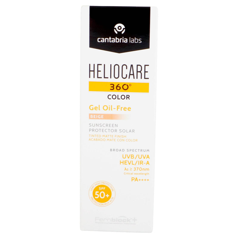 Cantabria Heliocare 360 Color Gel Oil Free Beige Fps50 50Ml - WeCare Pharma