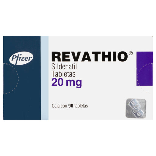 Revathio 20Mg Con 90 Tabletas (Sildenafil) 1 - 7501287699008