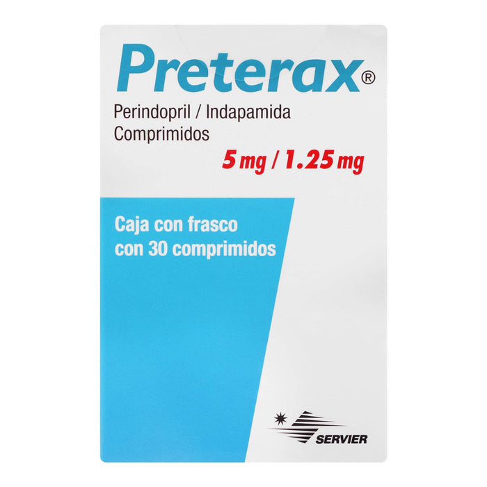 Preterax 5Mg/1.25Mg Con 30 Comprimidos (Perindopril/Indapamida) - WeCare Pharma