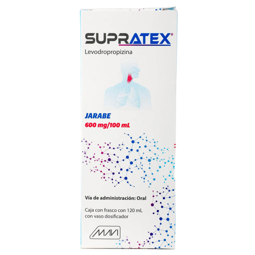Supratex Jarabe 600Mg/100Ml 120Ml (Levodropropizina) - WeCare Pharma