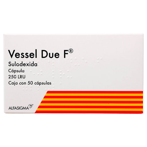 Vessel Due F 25Mg Con 50 Capsulas (Sulodexida) - WeCare Pharma