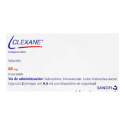 Clexane Jeringa 60Mg Con 2 (Enoxaparina) - WeCare Pharma