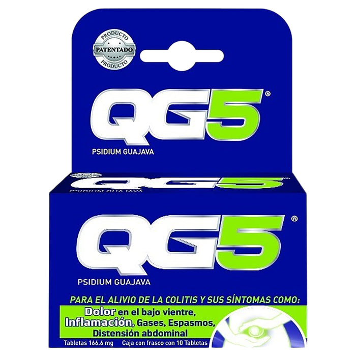 Qg5 166.6Mg Con 10 Tabletas (Psidium Guajava) 1 - 650240028533