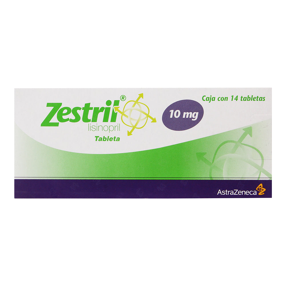 Zestril 10Mg Con 14 Tabletas (Lisinopril) 2 - 5000456032056