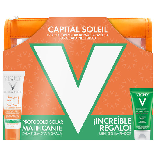 Vichy Kit Capital Soleil Matificante 3En1 Fps50 50Ml +Mini Phytosolutiongel 1 - 7509552884845