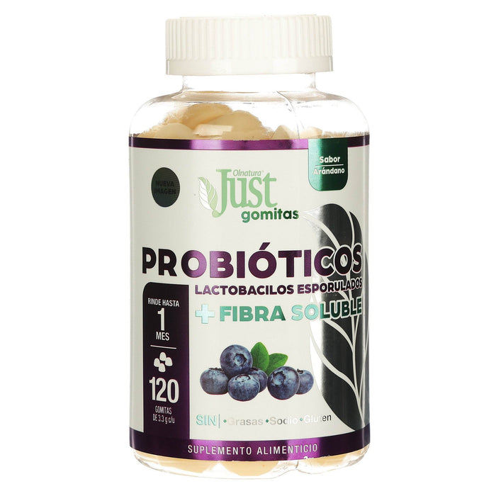 Just Probióticos Suplemento Alimenticio Arándano Gomitas Con 120 - WeCare Pharma
