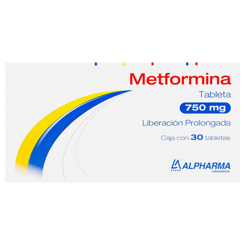 Metformina 750Mg Con 30 Alpharma Tabletas - WeCare Pharma