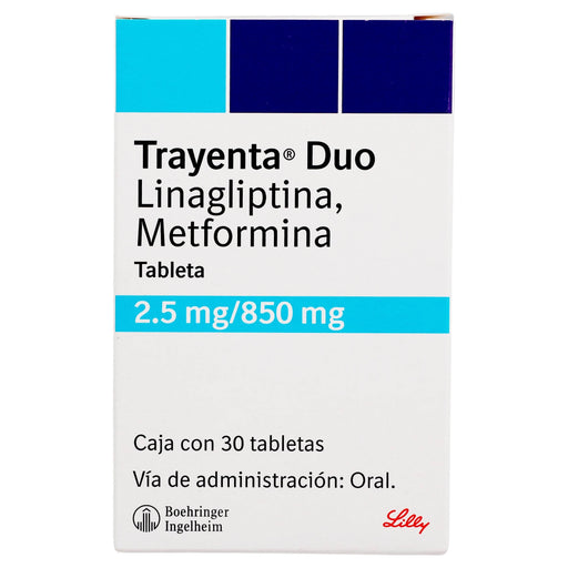 Trayenta Duo 2.5Mg/850Mg Con 30 Tabletas (Linagliptina/Metformina) - WeCare Pharma