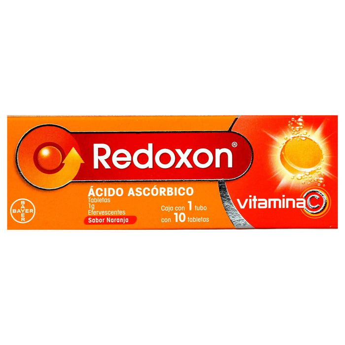 Redoxon 1G Con 10 Tabletas (Acido Ascorbico) - WeCare Pharma