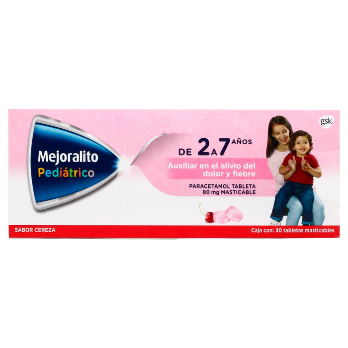 Mejoralito Pediatrico Mast 80Mg Con 30 Tabletas (Paracetamol) - WeCare Pharma