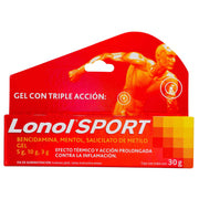 Lonol Crema 5/10G/3G Tubo 30G (Bencidamina/Mentol/Salicilato De Metilo) - WeCare Pharma