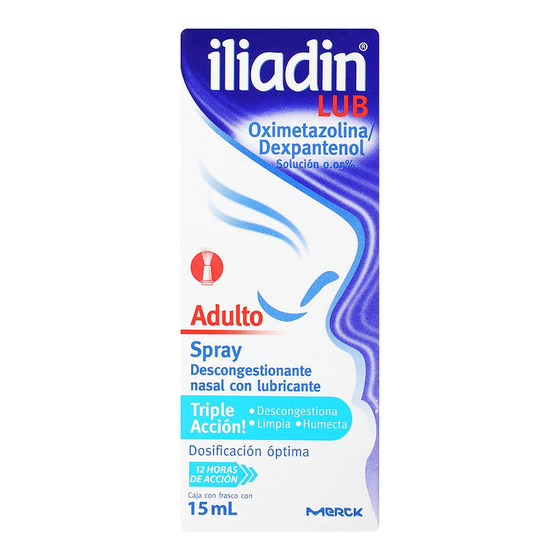 Iliadin Lubricante Ad Spray 0.05% 15Ml (Oximetazolina/Dexpantenol) - WeCare Pharma