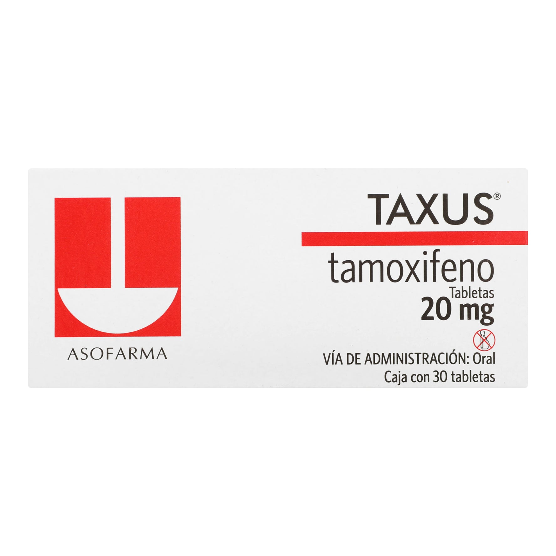 Taxus 20Mg Con 30 Tabletas (Tamoxifeno) 1 - 7501871720217