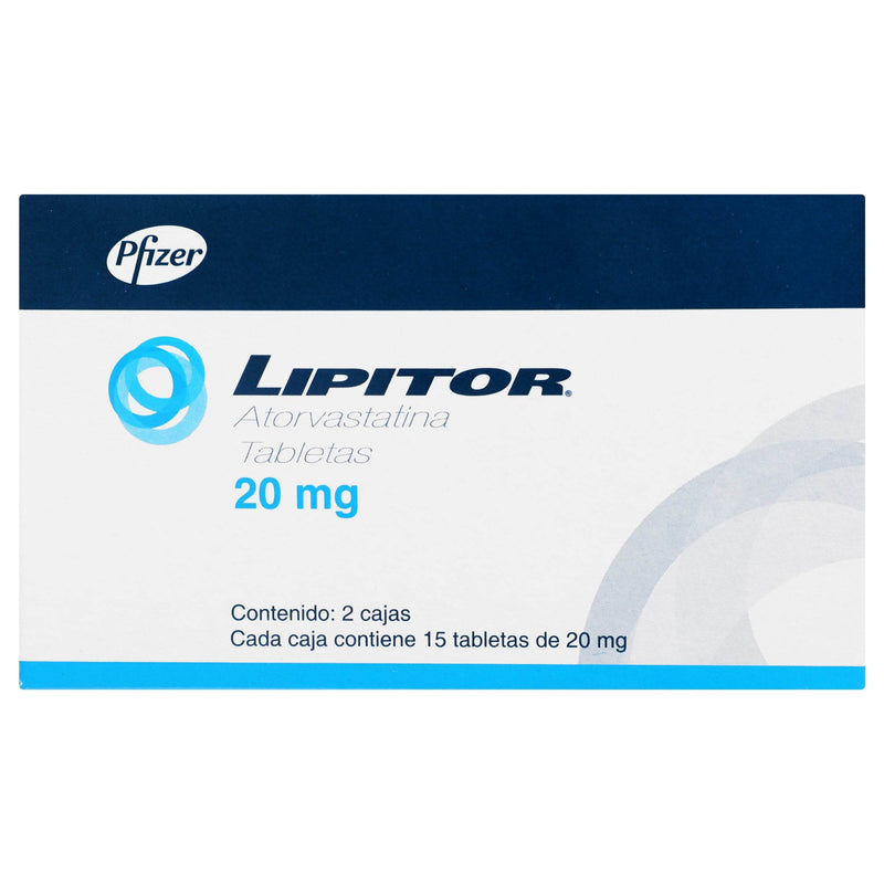 Lipitor 20Mg 15+15 Tabletas (Atorvastatina) - WeCare Pharma