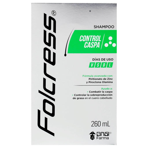 Folcress Shampoo Control Caspa 260Ml - WeCare Pharma