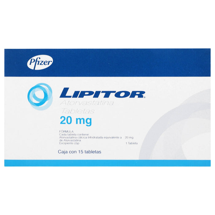 Lipitor 20Mg Con 15 Tabletas (Atorvastatina) - WeCare Pharma