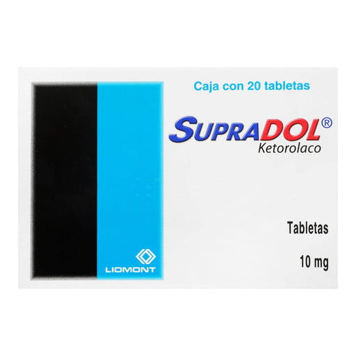 Supradol 10Mg Con 20 Tabletas (Ketorolaco) - WeCare Pharma