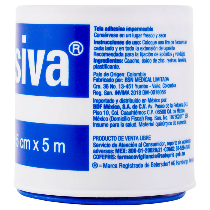 Tela Adhesiva Sedasiva 5Cmx5M - WeCare Pharma