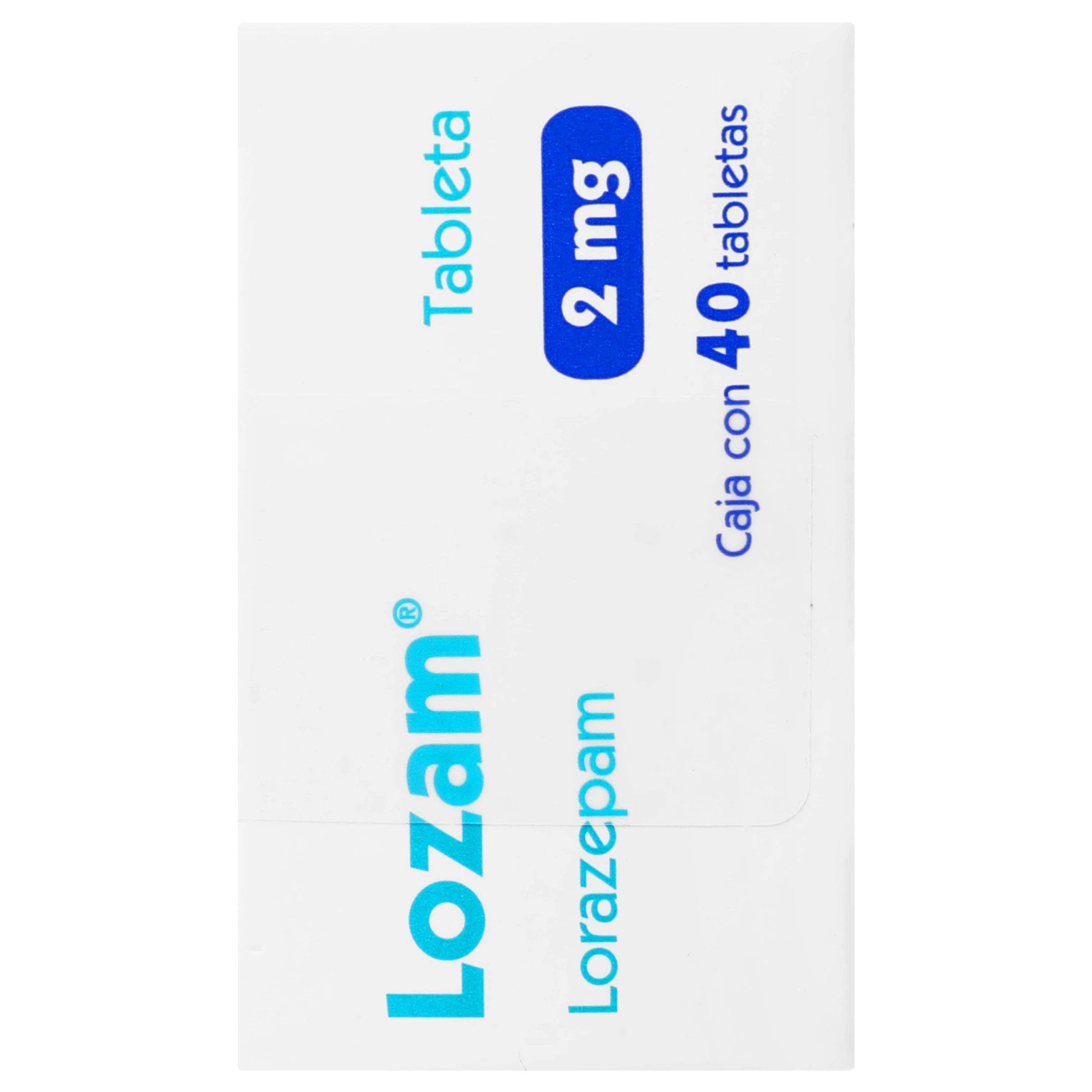 Lozam (Lorazepam) Tabletas 2Mg Con 40 — WeCare Pharma