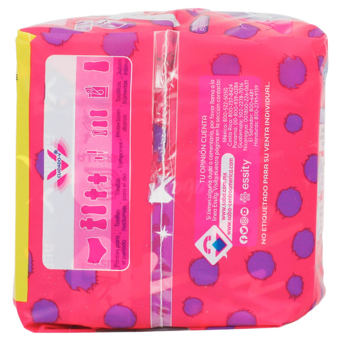 Toallas Saba Teens Ultradelgada Nocturna Con Alas Con 10 - WeCare Pharma