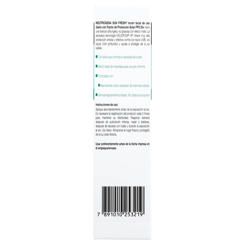 Neutrogena Bloqueador Sun Fresh Fps50+ 40G Tono Medio - WeCare Pharma