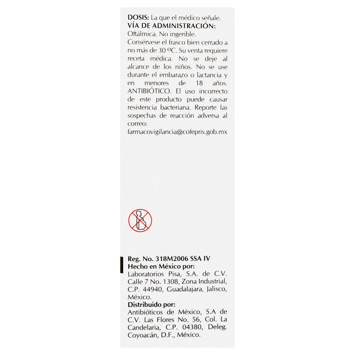 Ciprofloxacino 3 Mg Solución Oftálmica 5 Ml Amsa - WeCare Pharma