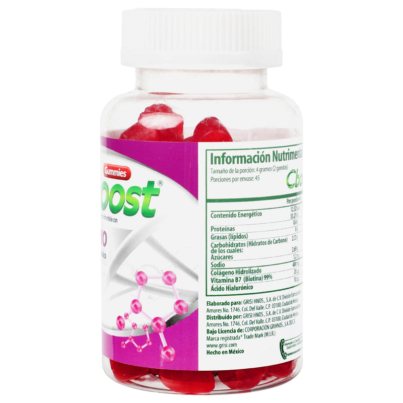Cboost Gomitas 2G Con 90 (Colageno/Biotina/Acido Hialuronico) - WeCare Pharma