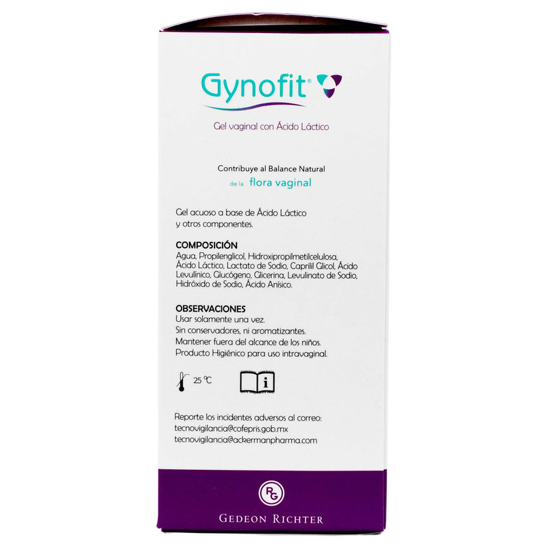 Gynofit Gel Vaginal Con ícido Láctico Con 6 - WeCare Pharma